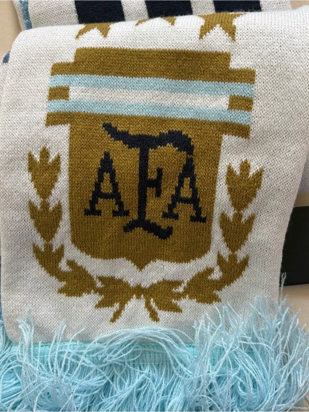 Adidas 2026 AFA Argentina Football Scarf – One Size (NWT)